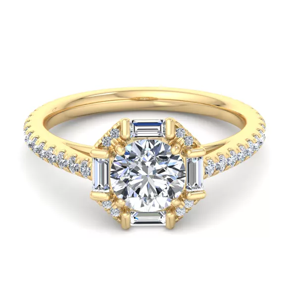 Destiny Halo Engagement Ring