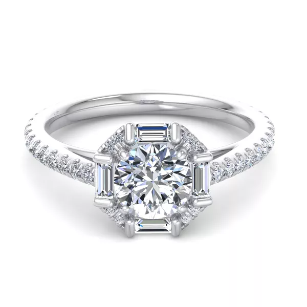 Destiny Halo Engagement Ring