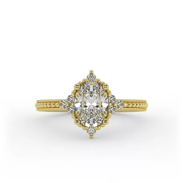 Ainsley Halo Engagement Ring