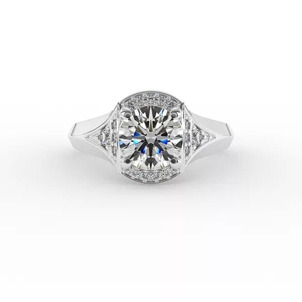 Aitana Halo Engagement Ring