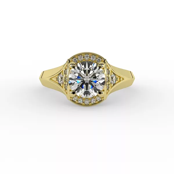 Aitana Halo Engagement Ring