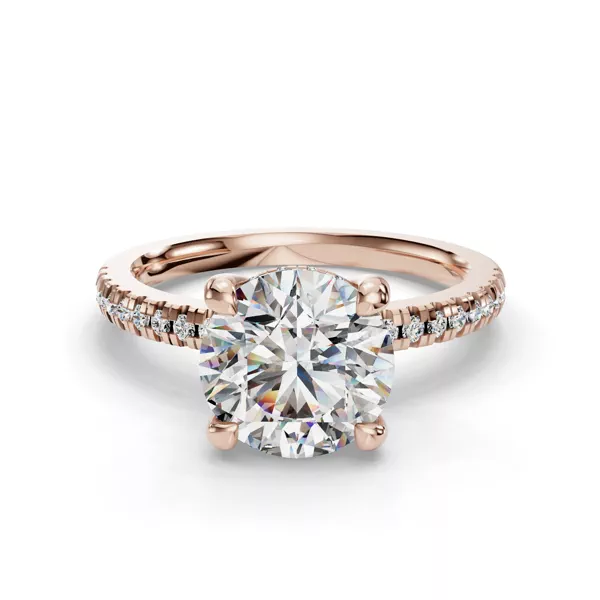 Gabriella Pavé Hidden Halo Engagement Ring