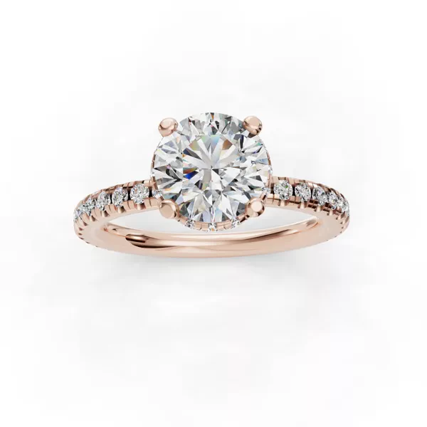 Amanda Double Hidden Halo Ring