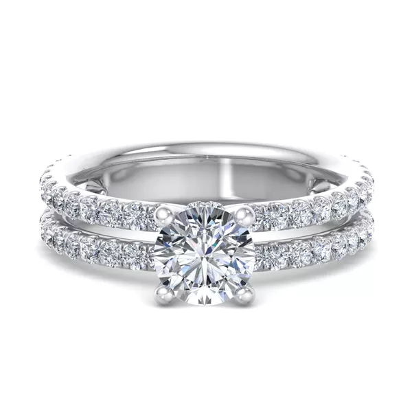 Cassidy Hidden Halo Engagement Ring