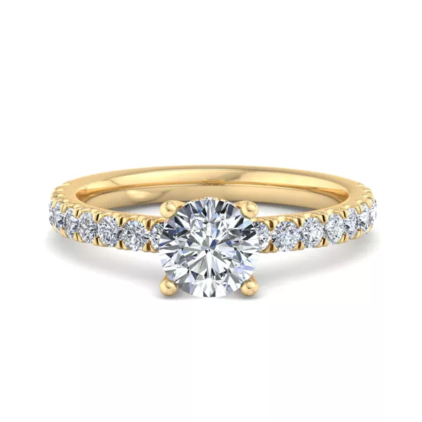 Opal Hidden Halo Ring