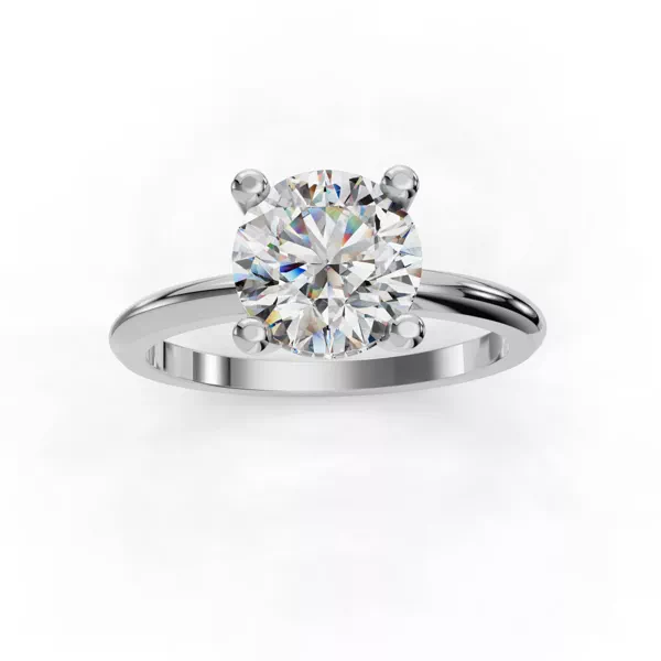 Skyler Two-Tone Hidden Halo Engagement Ring