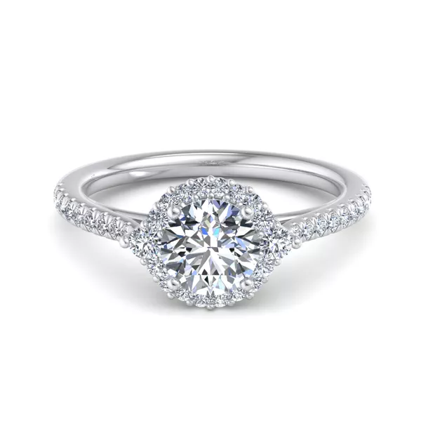 Hannah Diamond Halo Engagement Ring