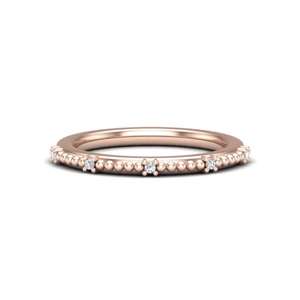 Ruby Bubble Diamond Band