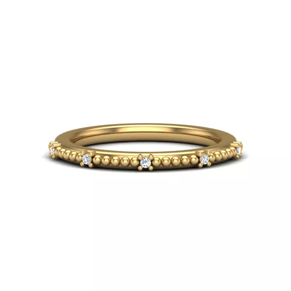 Ruby Bubble Diamond Band