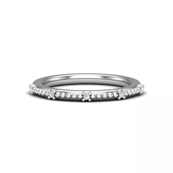 Ruby Bubble Diamond Band