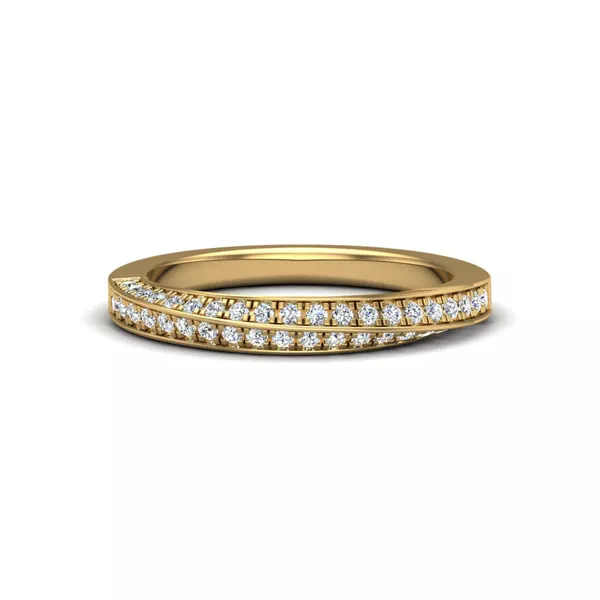 Journee Double-Row Pave Band