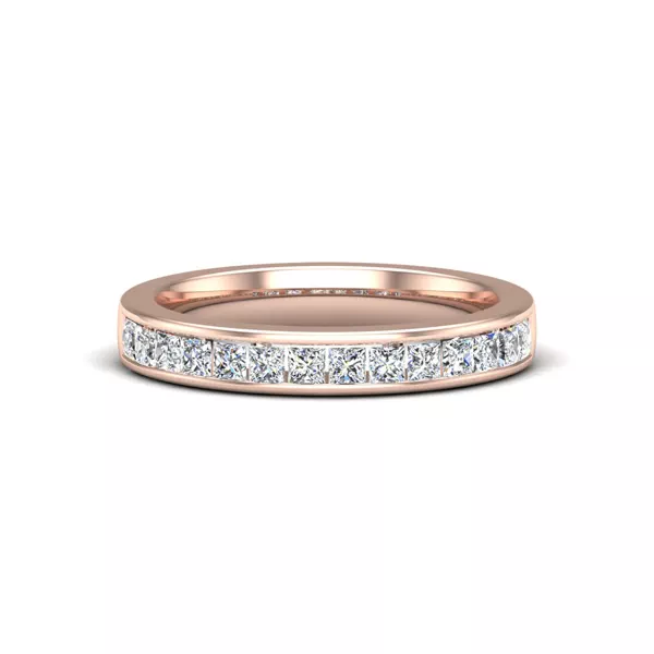 Noelle Channel-Set Princess-Cut Band