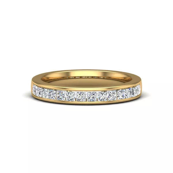 Noelle Channel-Set Princess-Cut Band