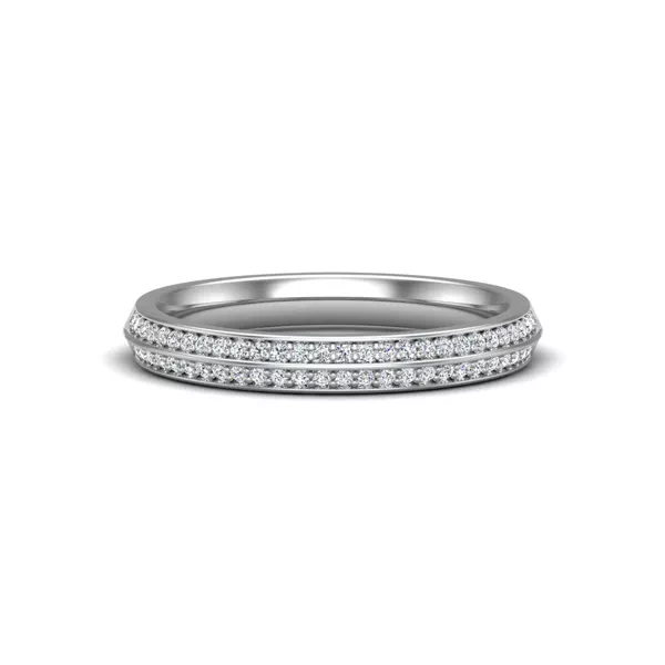 Phoenix Double Row Pave Band