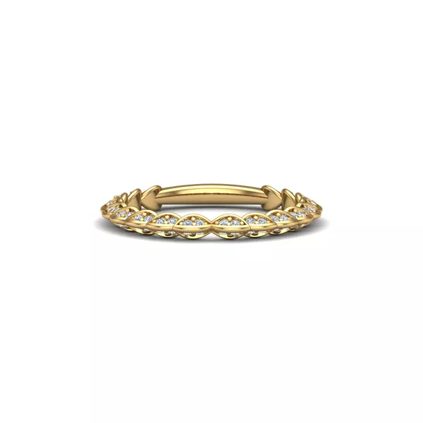 Cataleya Pave Leaf Band