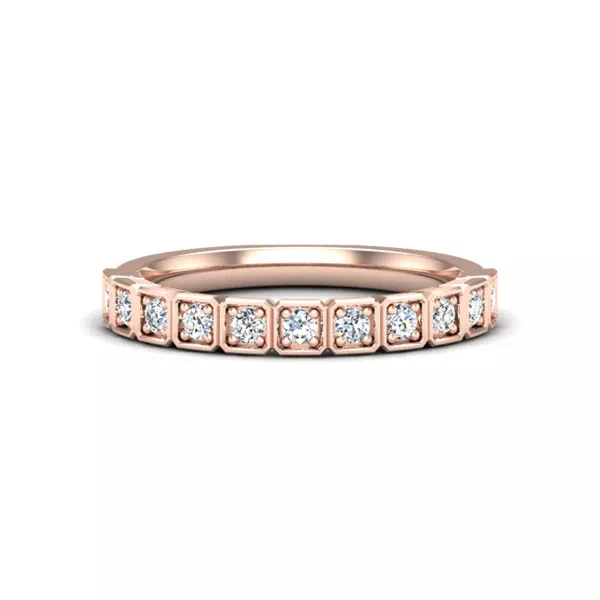 Kenzie Square Pave Band
