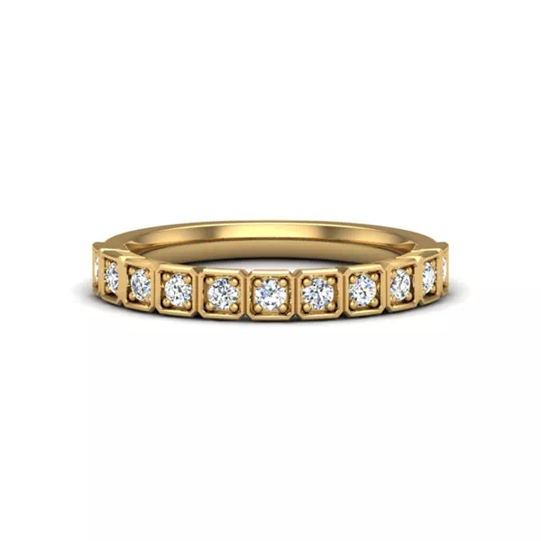 Kenzie Square Pave Band