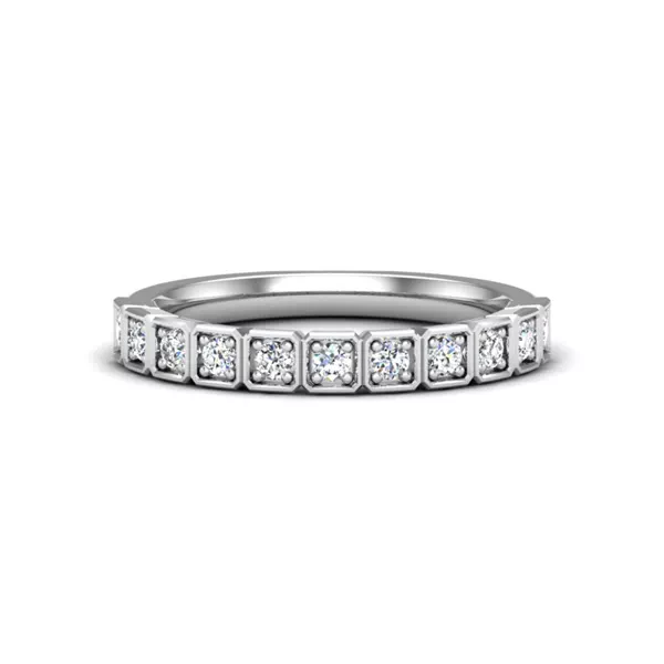 Kenzie Square Pave Band