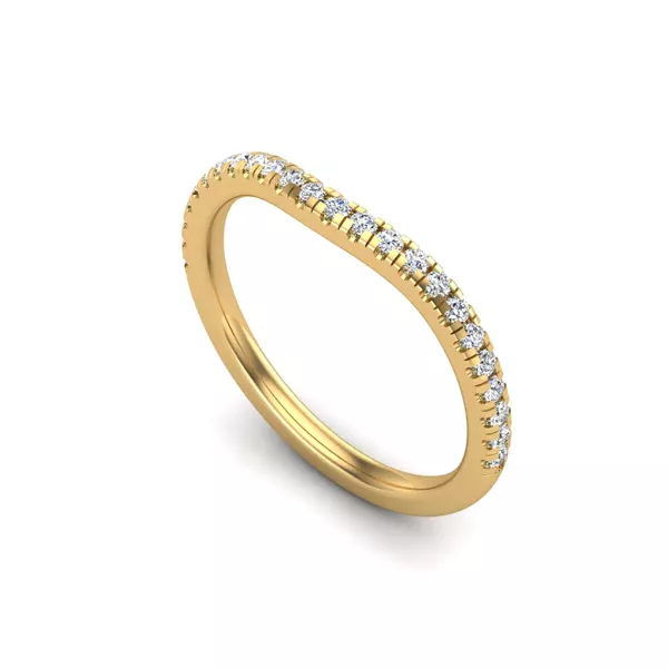 Gabriella Pavé Contoured Band