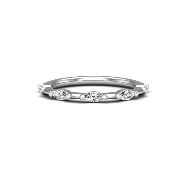 Navy Pave Band