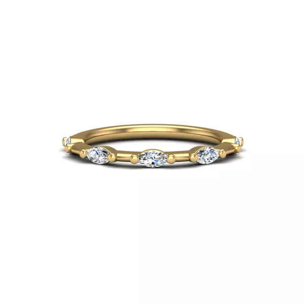 Navy Pave Band