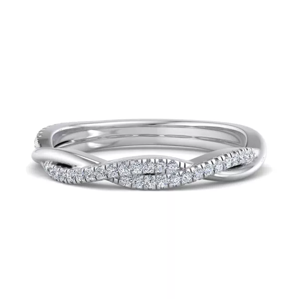 Jimena Twisted Pave Band