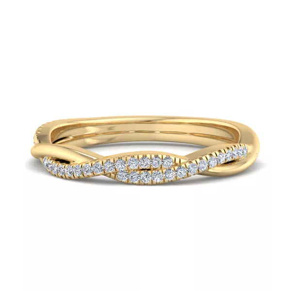 Jimena Twisted Pave Band