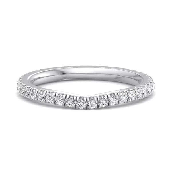 Katalina Pavé Curved Band