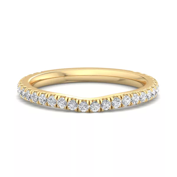 Katalina Pavé Curved Band