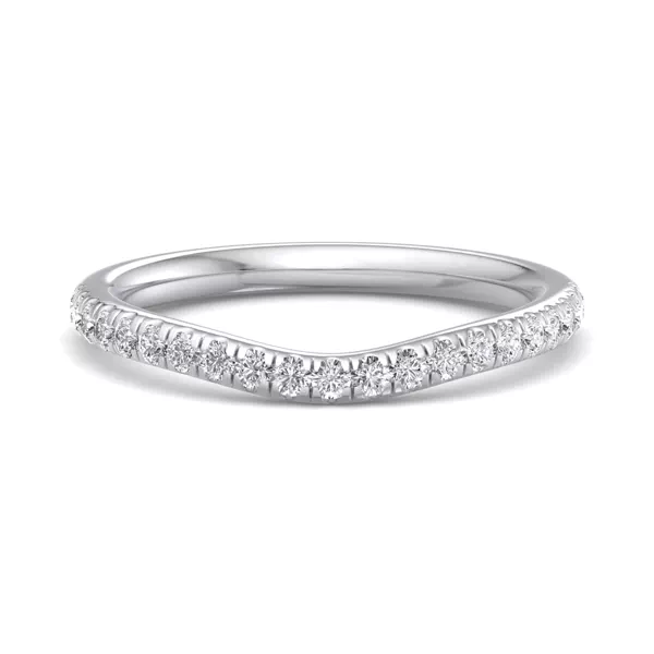 Cecelia Pavé Curved Band