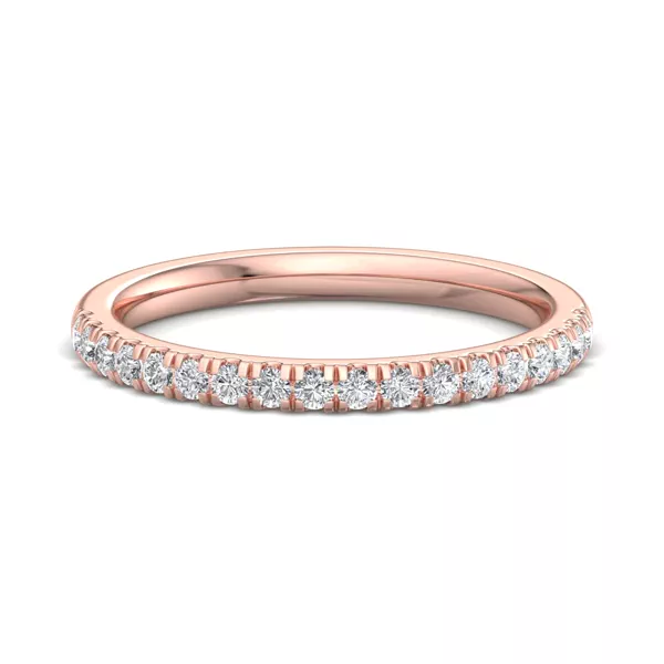 Sloan Wavy Pavé Band