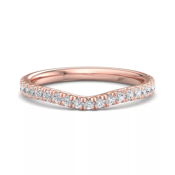 Opal Pavé Curved Band