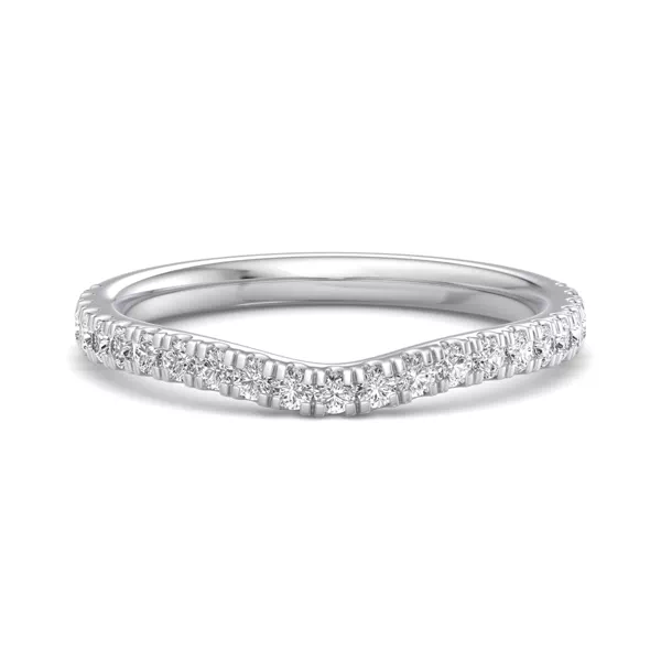 Opal Pavé Curved Band