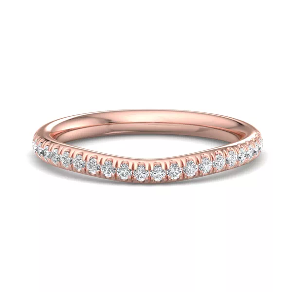 Frankie Curved Pavé Band