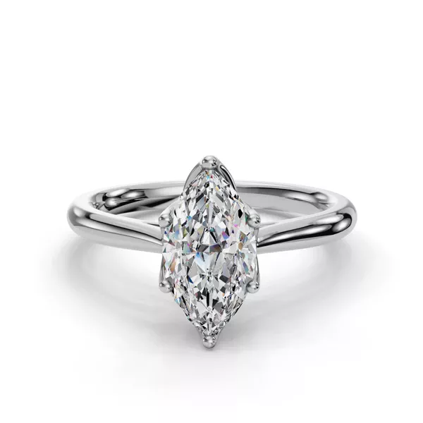 Vivian Solitaire Engagement Ring With 1.01 Carat Marquise Diamond