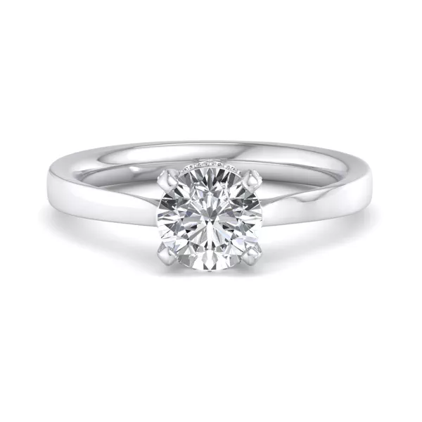 Lyla Hidden Halo Engagement Ring