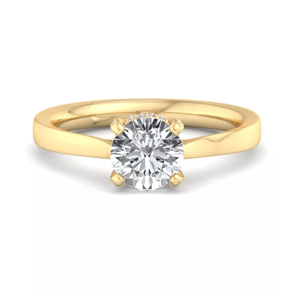 Lyla Hidden Halo Engagement Ring