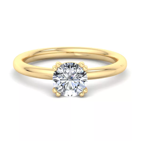 Margaret Double Prong Solitaire Engagement Ring