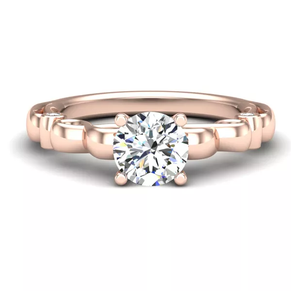 Ellieana Infinity Diamond Peekaboo Engagement Ring