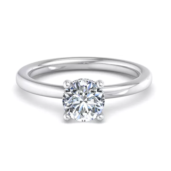 Lucia Hidden Halo Engagement Ring