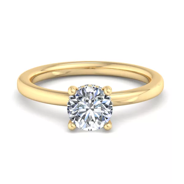 Lucia Hidden Halo Engagement Ring