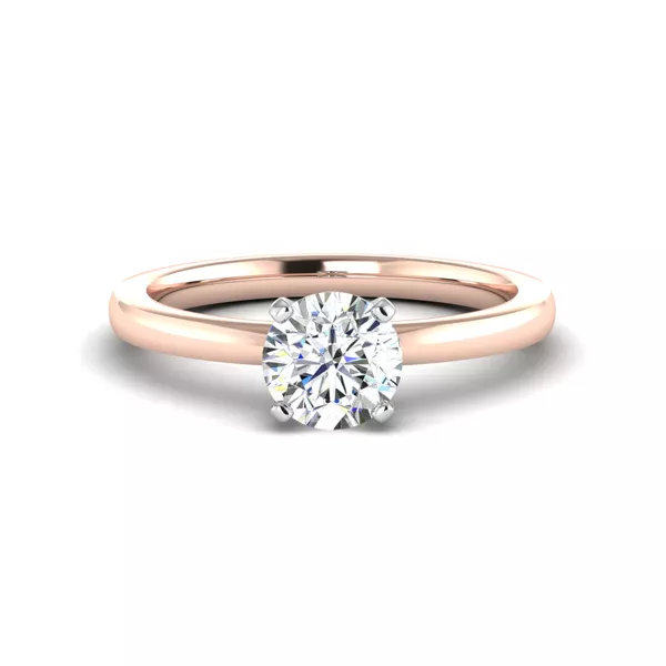 Leah 4 Prong Solitaire Engagement Ring
