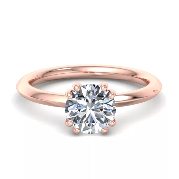 Lorelei Double Prong Solitaire Ring