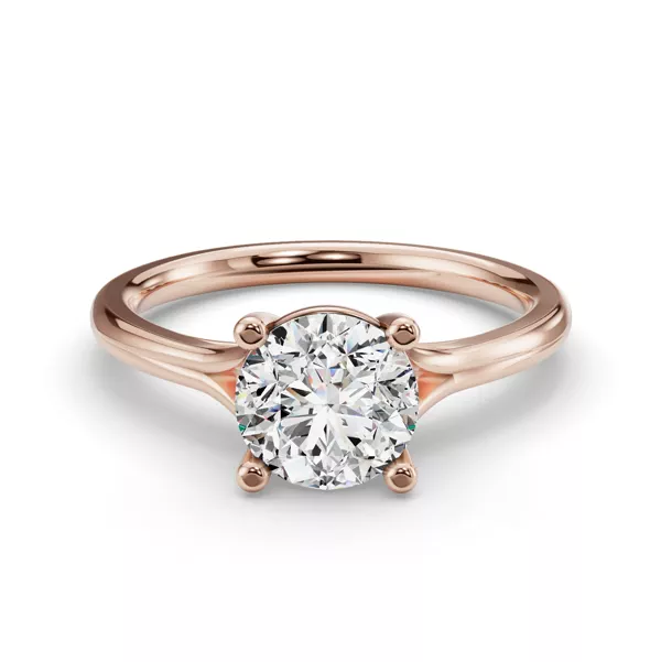 Isabella Split Shank Solitaire Engagement Ring