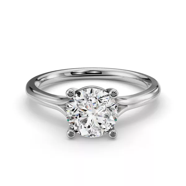 Isabella Split Shank Solitaire Engagement Ring