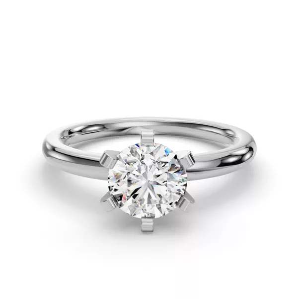 Ilana Six-Prong Solitaire Engagement Ring (2.2 mm)