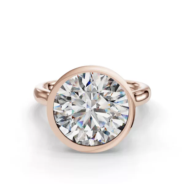 Emery Bezel Solitaire Ring (2.5mm)