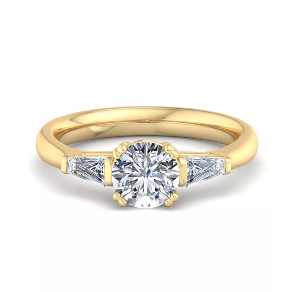 Brooklyn 3 Stone Engagement Ring