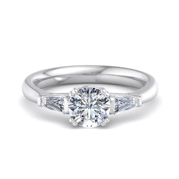 Brooklyn 3 Stone Engagement Ring