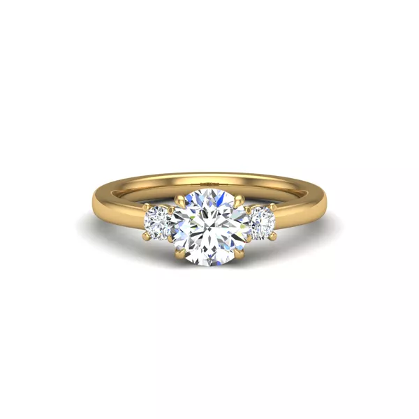 Oaklee 3 Stone Engagement Ring